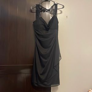 Mid length beautiful black dress